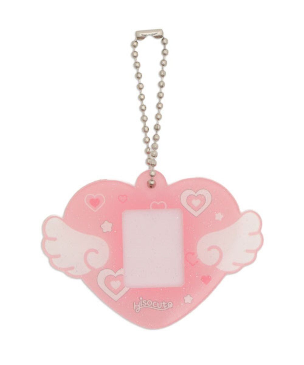 WEGO 【痛バ＆推し活グッズ】ハートエンジェルIDフォトケースキーホルダー 