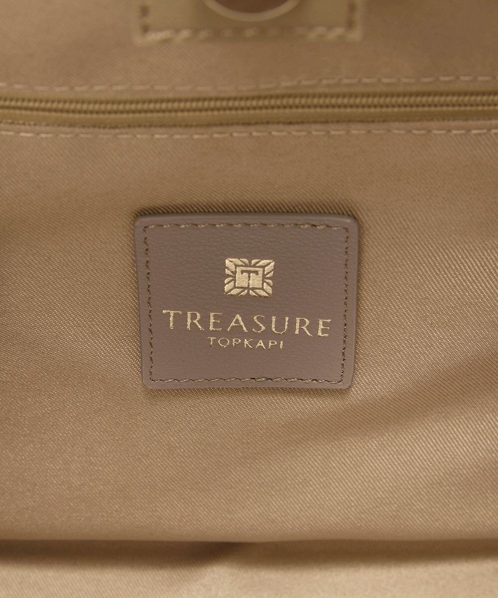 TOPKAPI 【TREASURE TOPKAPI】ナイロン 2way レザーハンドル ミニ トートバッグ 