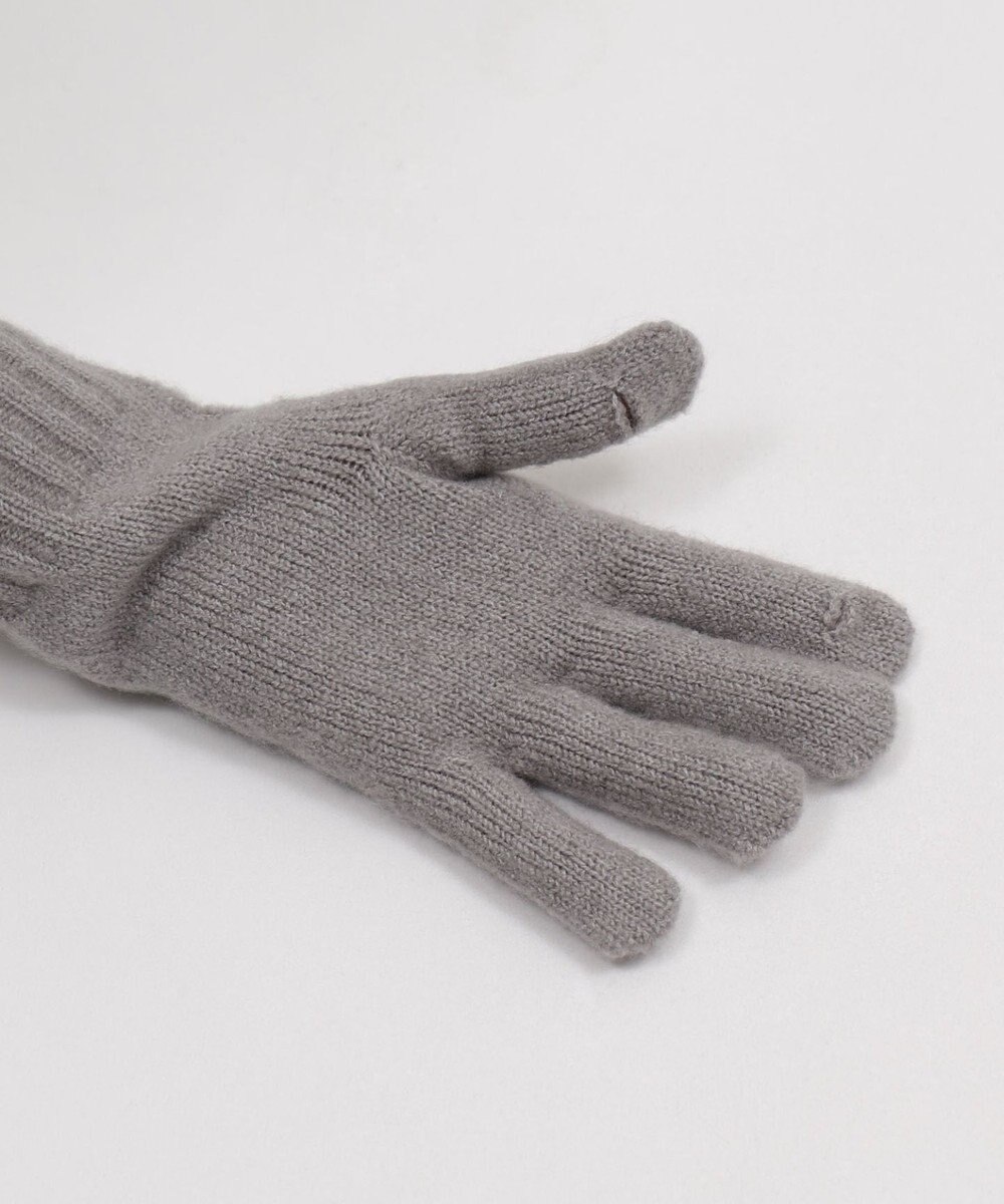 WEGO 【スマホ対応】ケーブル編みニットグローブ 
