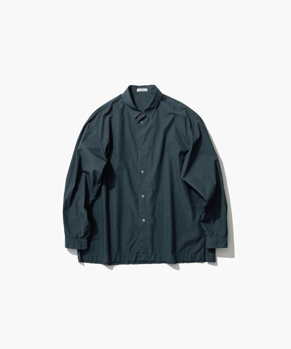 ATON SHRINK COTTON LAWN | ワイドシャツ - UNISEX 