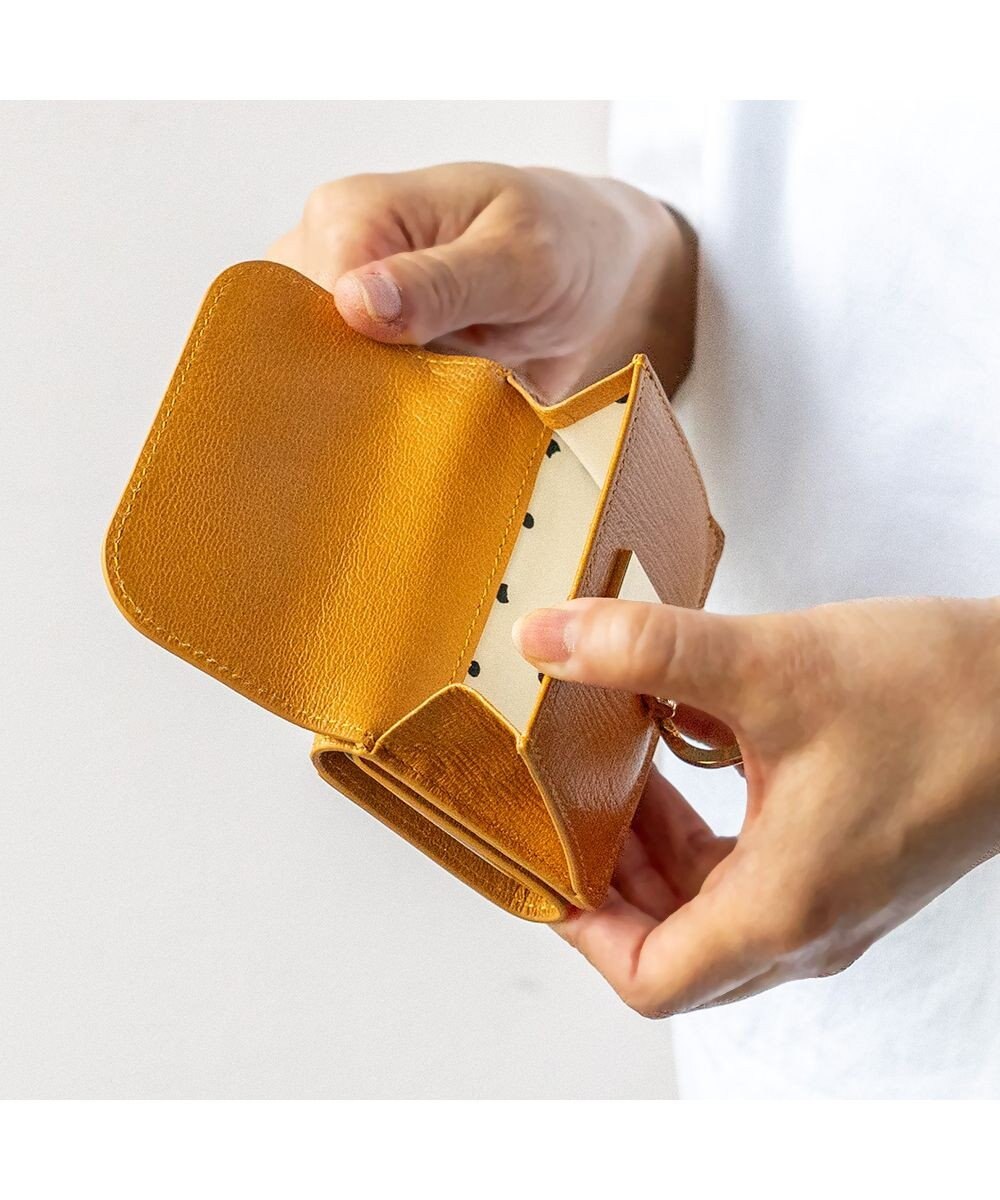 tsumori chisato CARRY ネコおこし 3つ折り財布 ミニ財布 