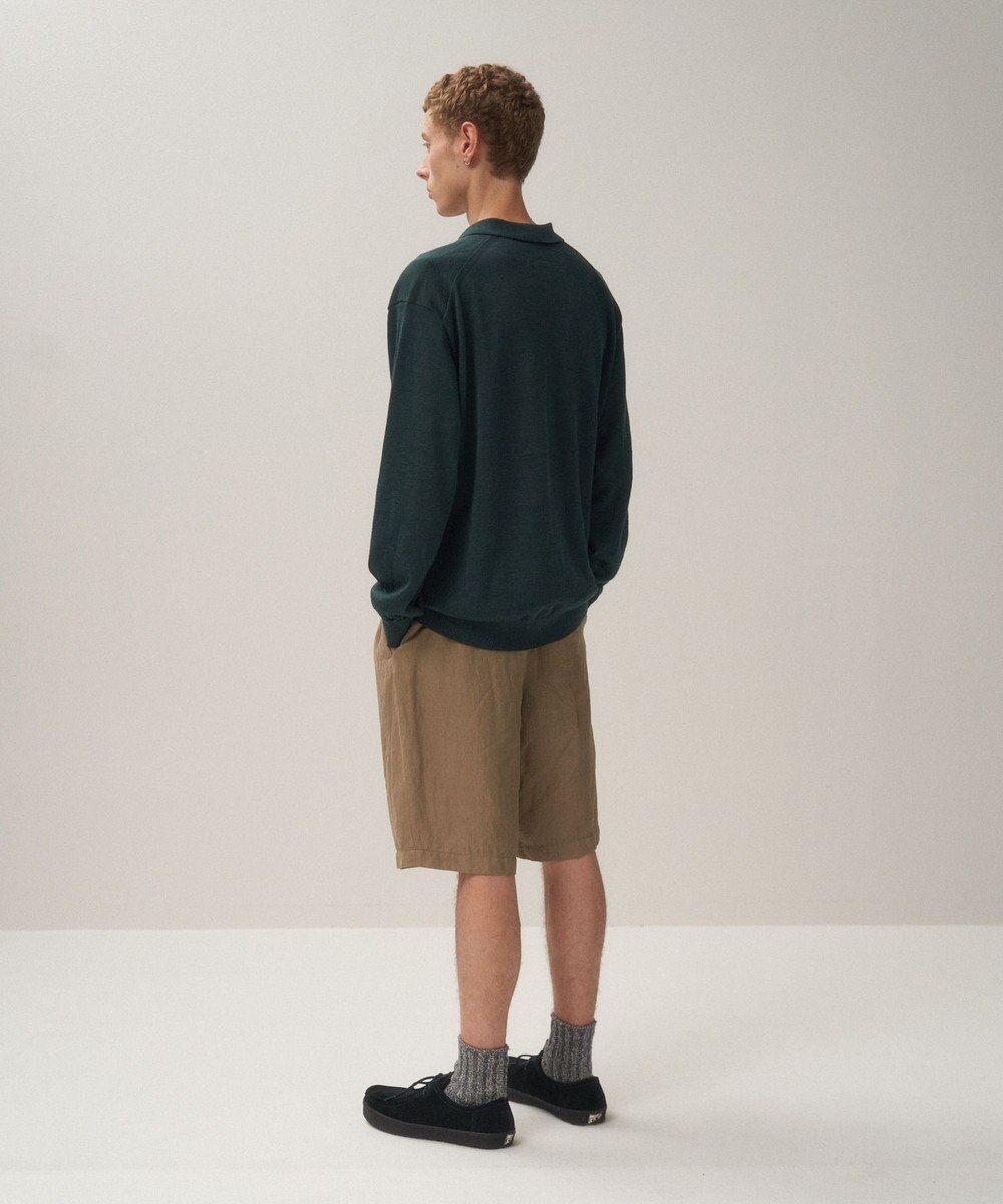 ATON RAMIE CASHMERE | スキッパーポロセーター - UNISEX 