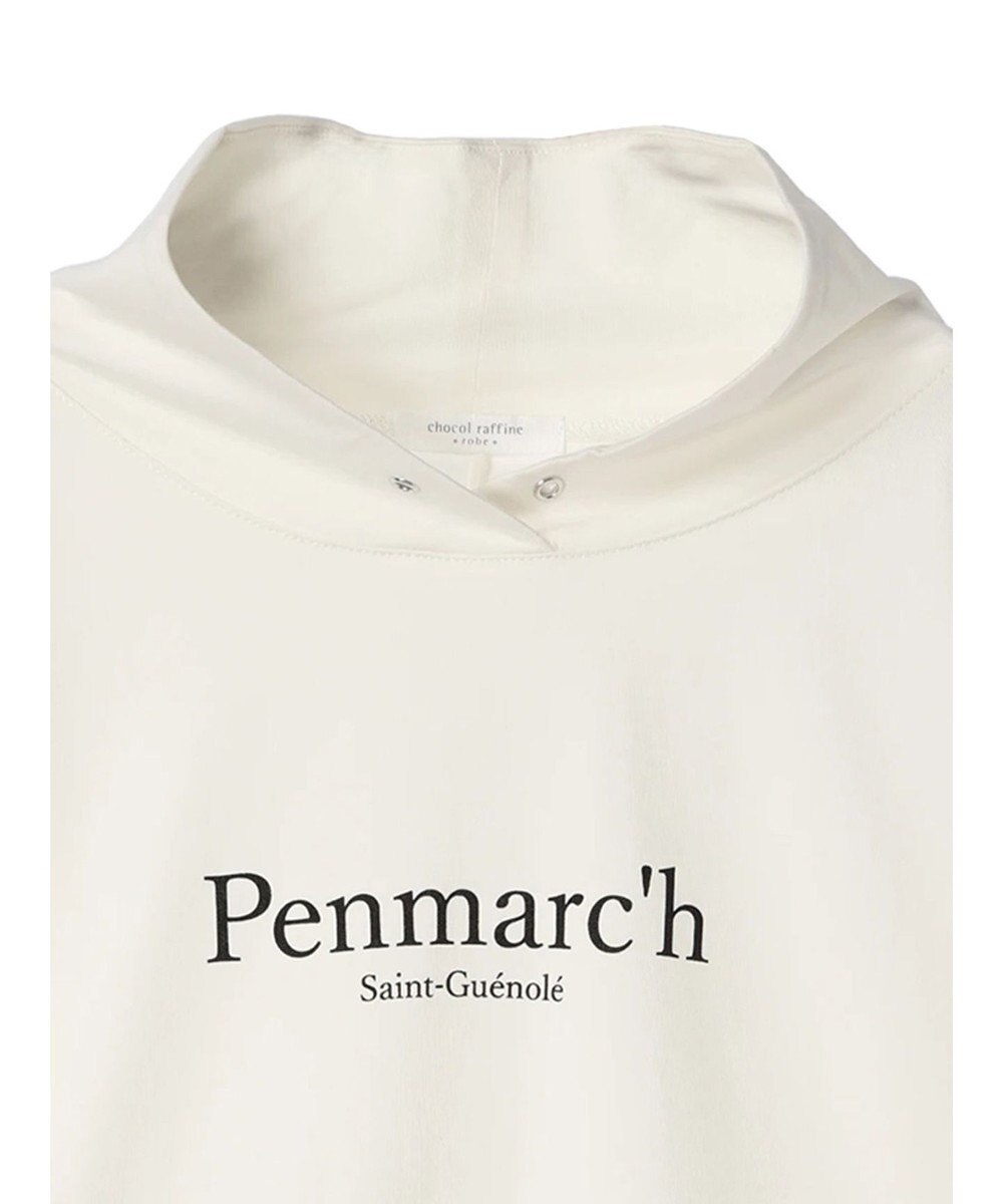 Green Parks フレンチスリーブ抜け襟カットプルオーバー 