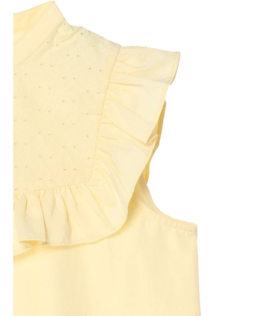 earth music&ecology デコルテレースフリルブラウス 