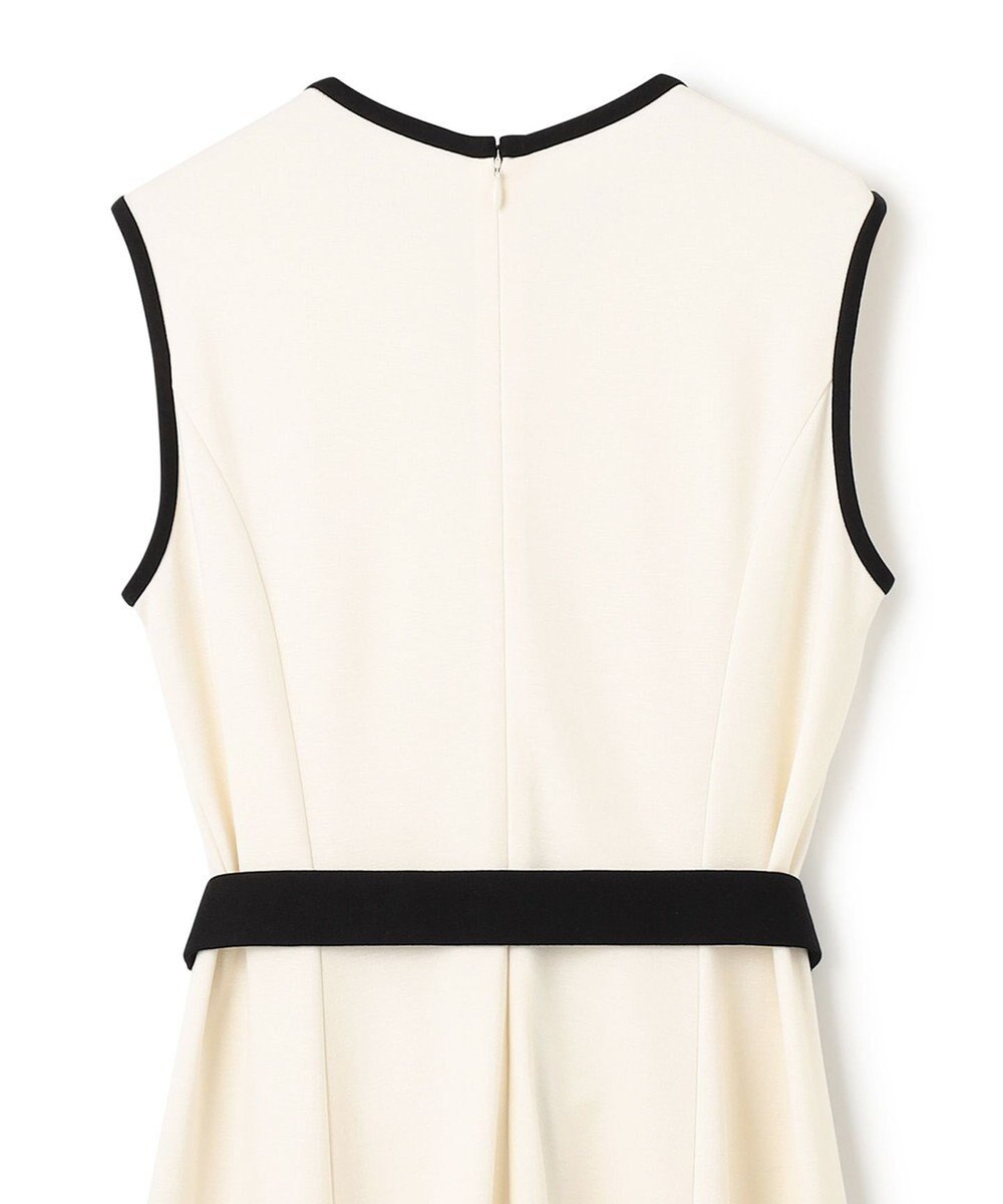 GRACE CONTINENTAL 配色ポンチフレアワンピース 