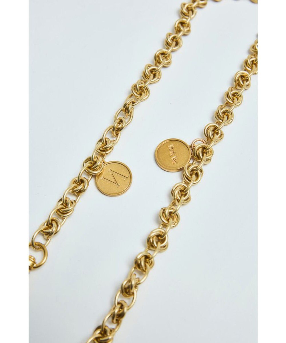 style code 【VerdeVari/ヴェルデヴァリ】コインパーツ付チェーンショルダーベルト 