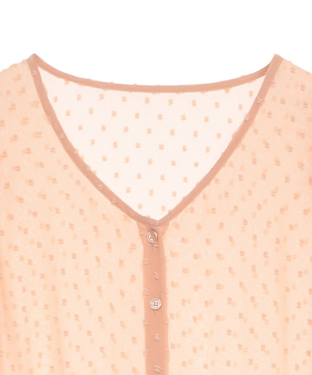 earth music&ecology ドットドビーシアー羽織ワンピース 