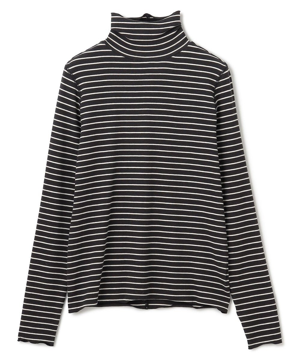 UNFILO 【暖かさ＆着心地の良さで大ヒット】コットンカシミヤ タートルネックカットソー 