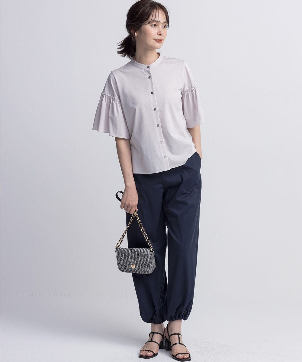 組曲 L ポリエステルレーヨンツイル パンツ 