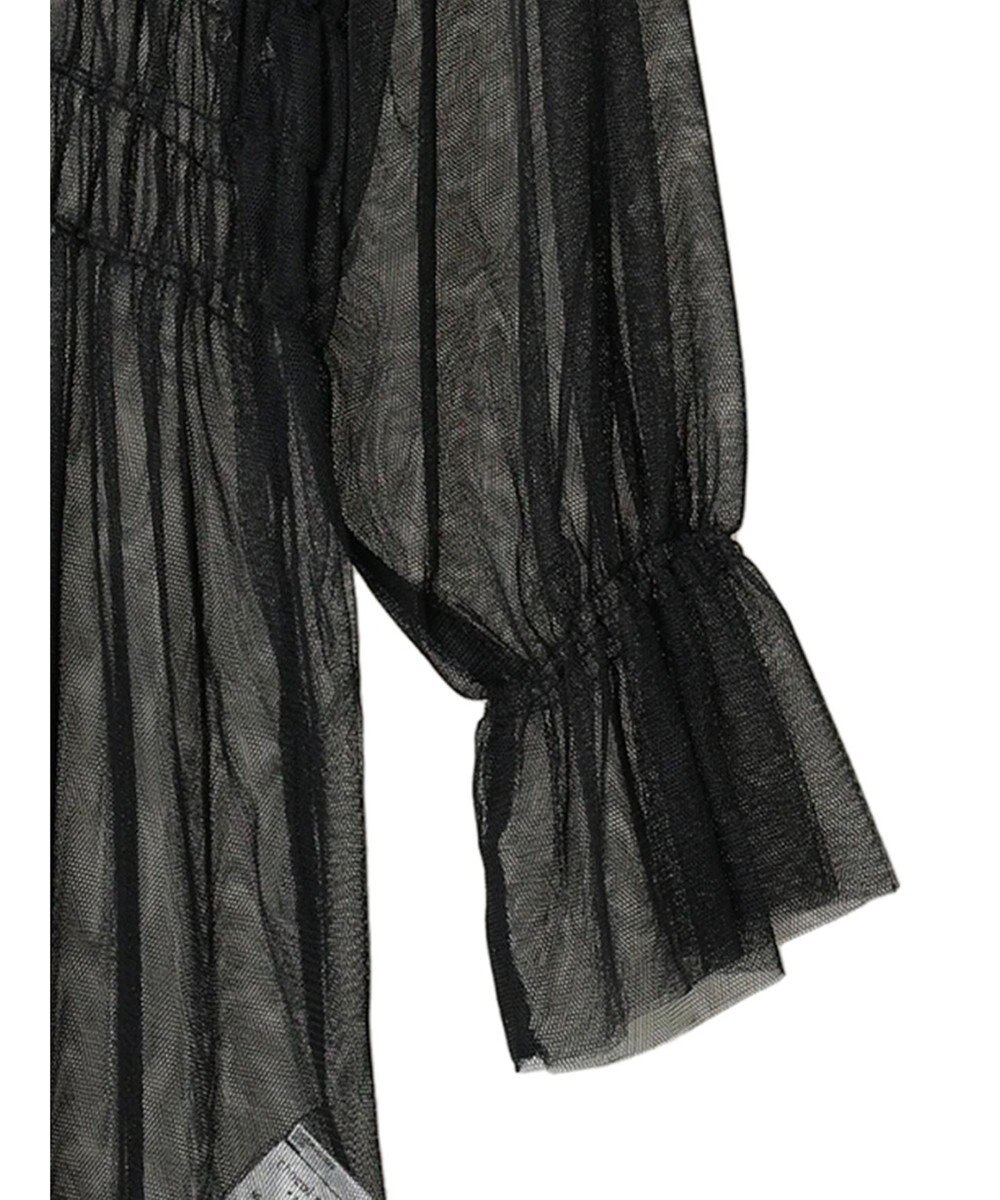 Green Parks チュールシャーリングチュニック 