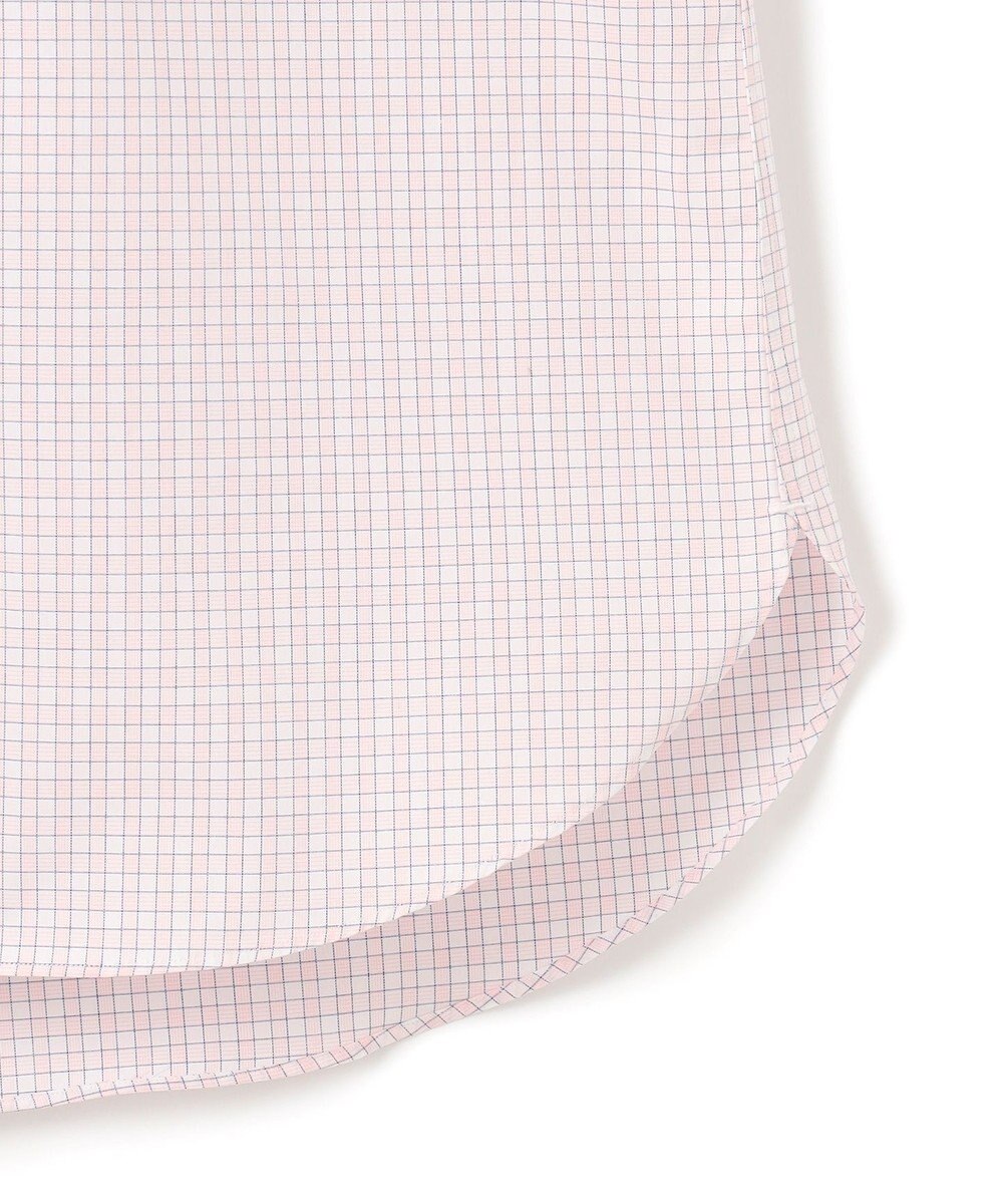 J.PRESS MEN 【PREMIUM PLEATS / 形態安定】スーピマコットンファンシーチェック ドレスシャツ / B.D. 