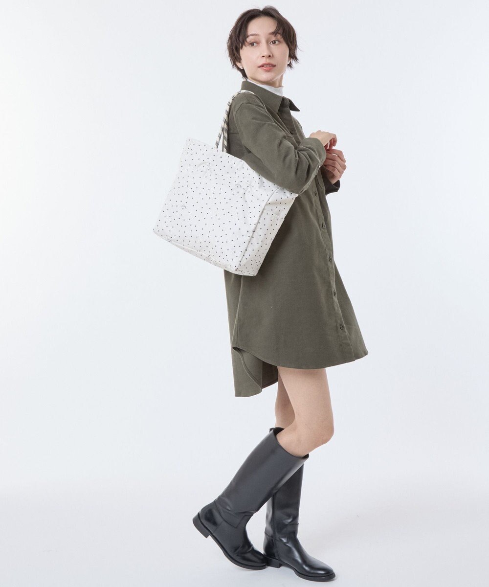 LeSportsac ML 2 WAY TOTE        /2ウェイサンダー/アイボリードッツ 