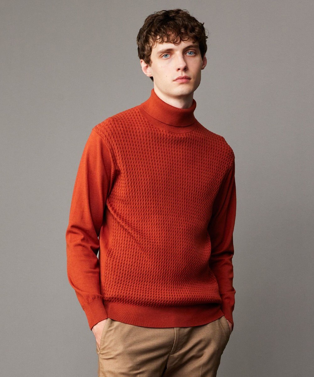 JOSEPH ABBOUD 【洗える/チクチクしない/3シーズン対応】SNOWY タートルネック ニット 