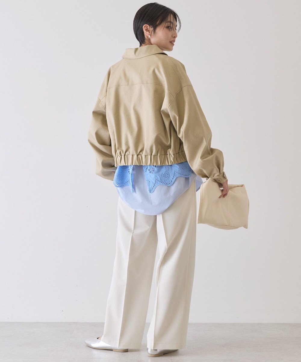 AMERICAN HOLIC 襟付きショート丈ブルゾン 