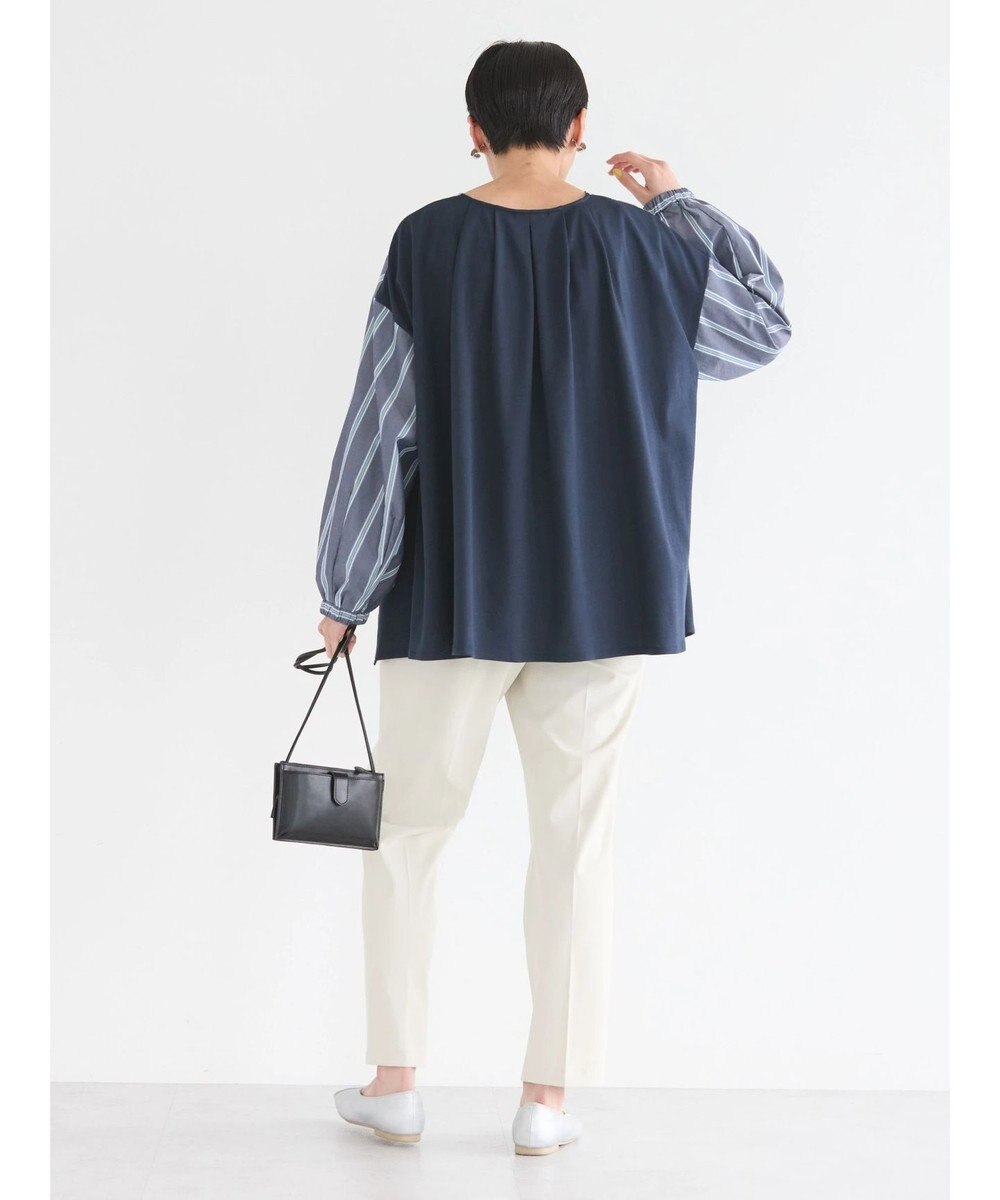 AMERICAN HOLIC 異素材バックタックドッキングプルオーバー 