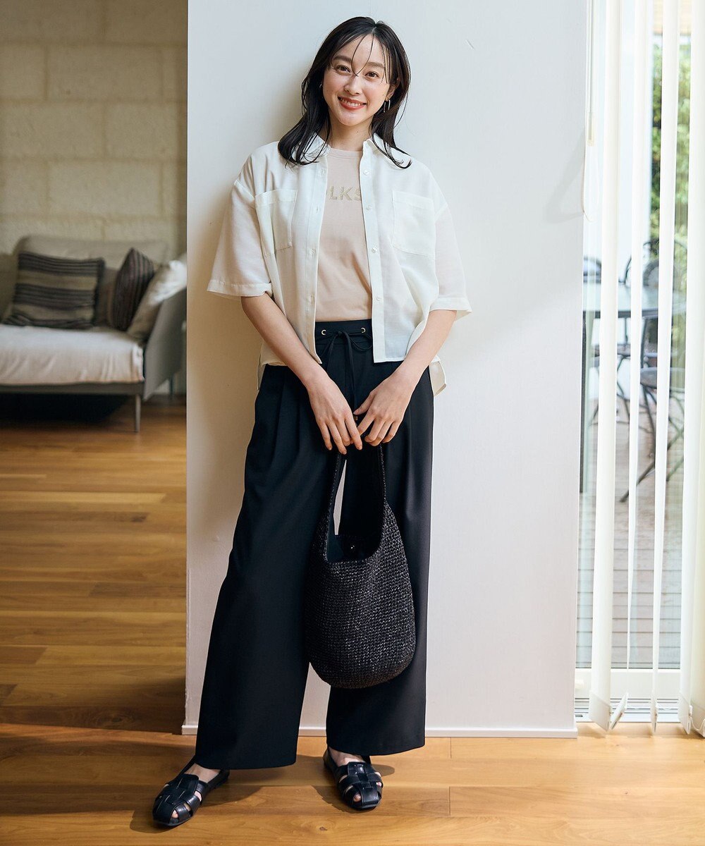 ANY シアーテックリネンシャツ 