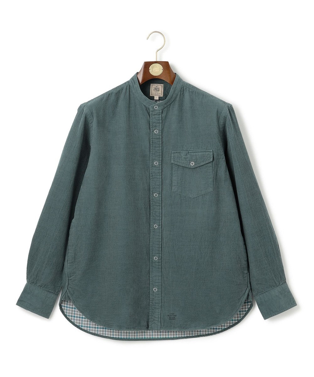 J.PRESS MEN ダブルフェイス キャラメルコール シャツブルゾン 