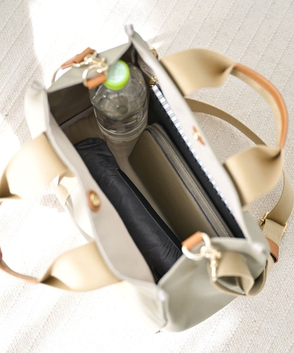 Hekhèr Le Style de Vie 新色追加【日本製 / 2WAY】PUコートコットンキャンバス トートバッグ medium 