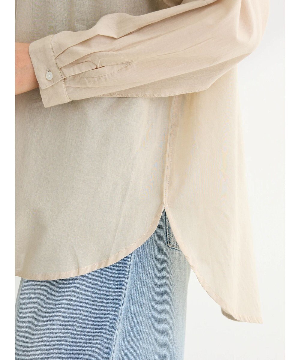 Green Parks インド綿 ボイルゆったりシャツ 