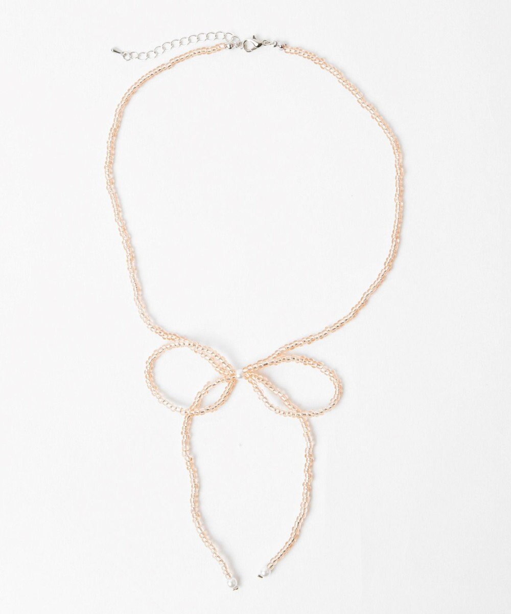 WEGO LビーズBIGリボンネックレス 