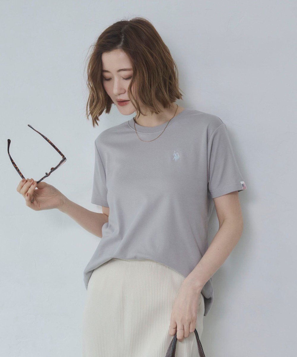 WEGO 【SMLサイズ展開】U.S. POLO ASSN.別注コンパクトTシャツ 