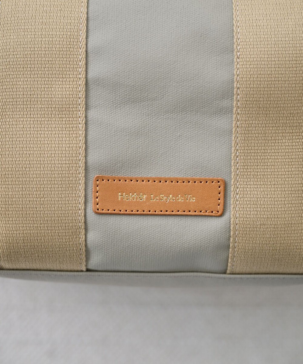 Hekhèr Le Style de Vie 新色追加【日本製 / 2WAY】PUコートコットンキャンバス トートバッグ medium 