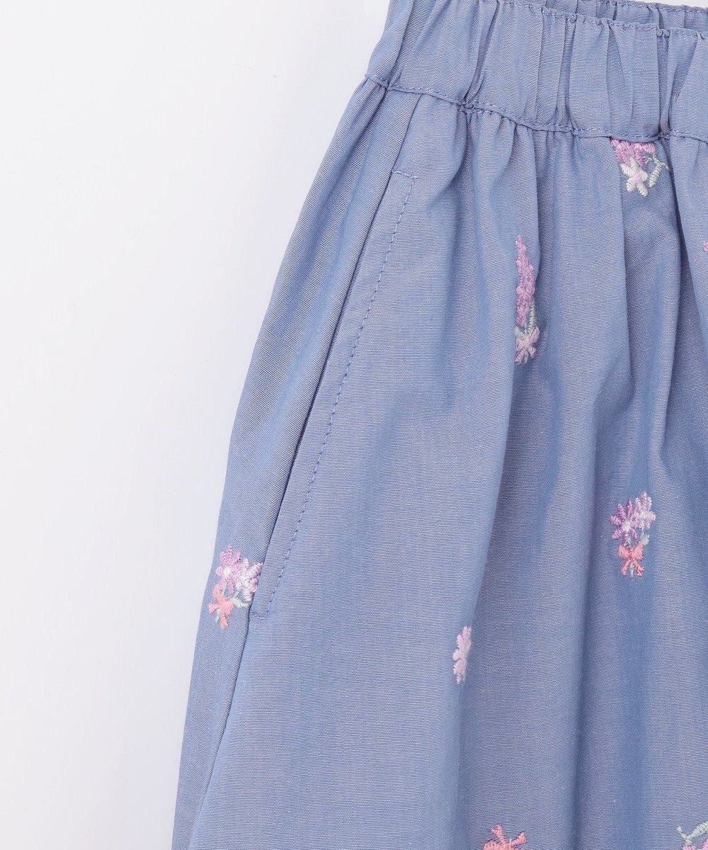 ANY KIDS フラワー 刺繍 キュロット 