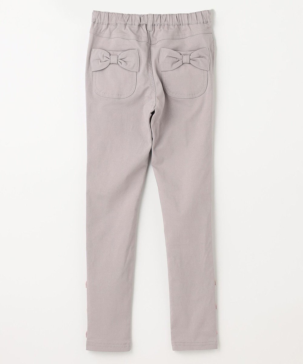 ANY KIDS 裾リボンストレート パンツ 