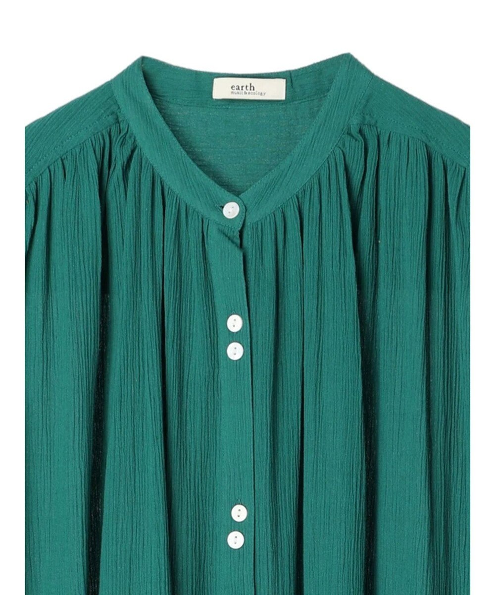 earth music&ecology ノースリーブギャザーワンピース 