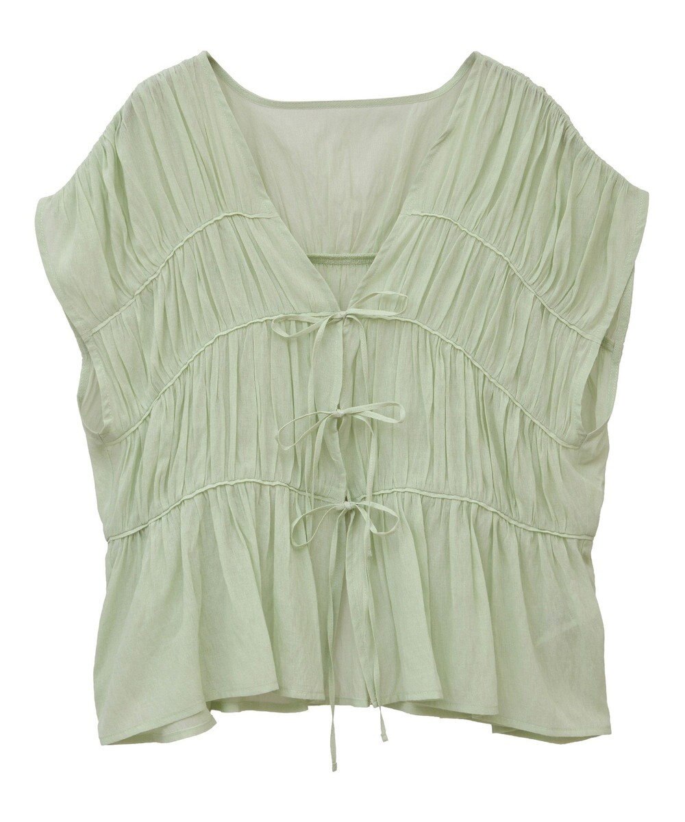 AMERICAN HOLIC 【前後2WAY】フロントリボンブラウス 