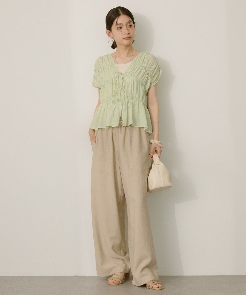 AMERICAN HOLIC 【前後2WAY】フロントリボンブラウス 