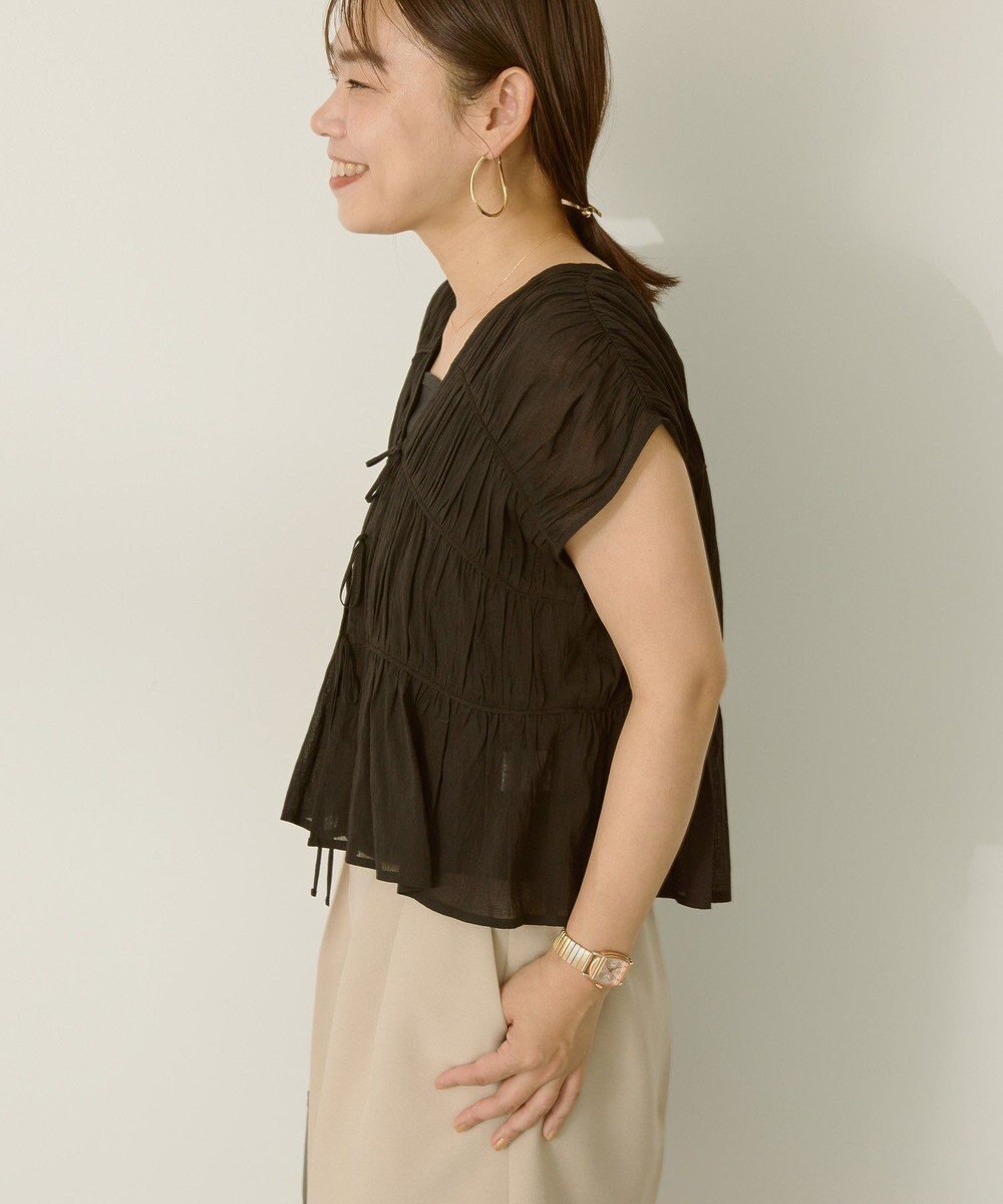 AMERICAN HOLIC 【前後2WAY】フロントリボンブラウス 