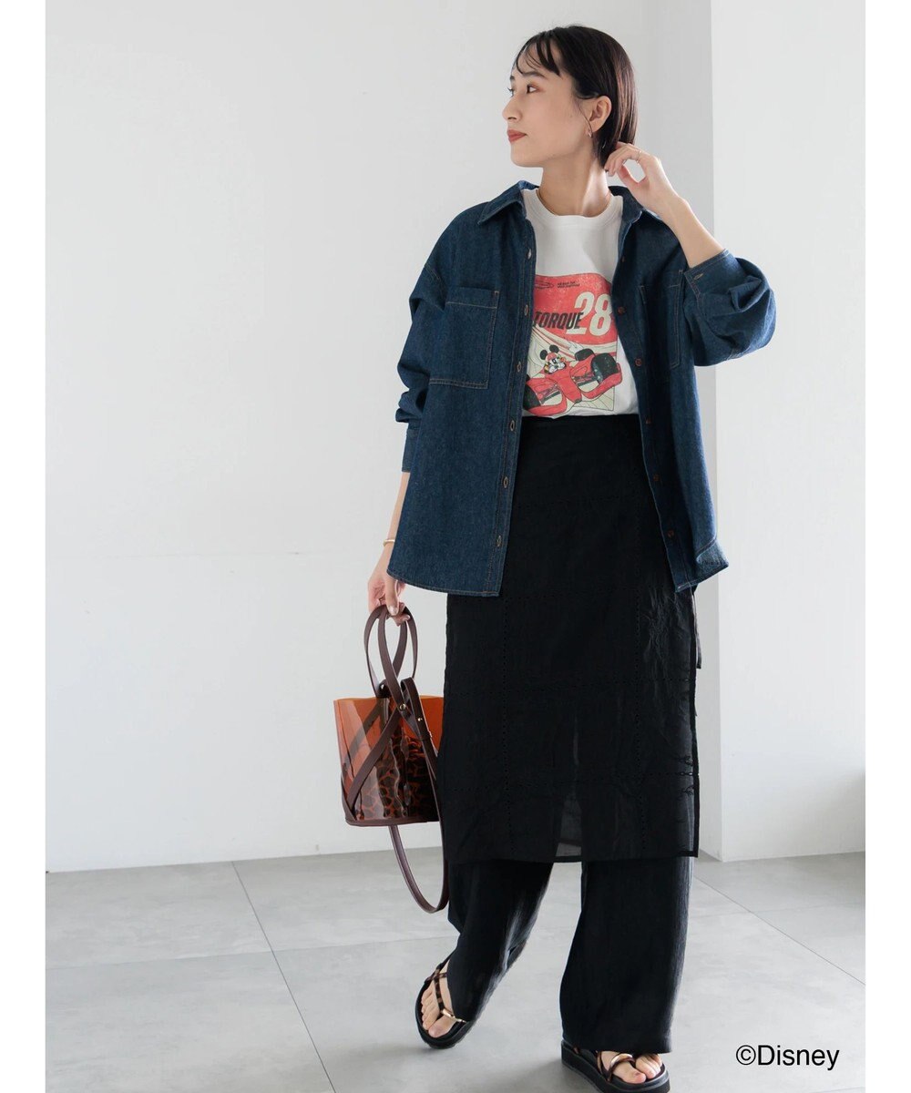 Te chichi 【Disney】MICKEY/フロントプリントTシャツ 