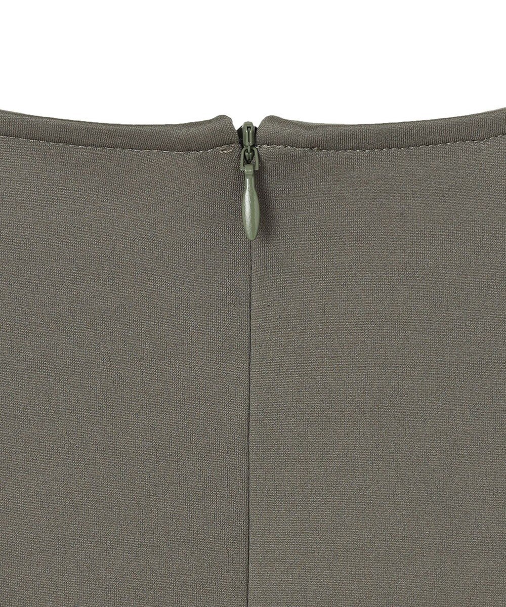 ICB 【洗える】リバーストレッチジャージー ペプラムカットソー 