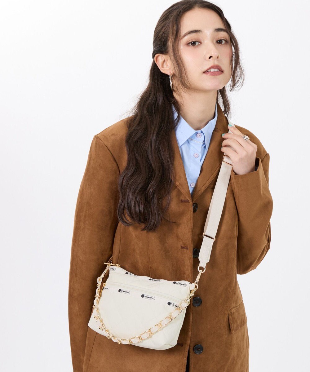 LeSportsac CHAIN COSMETIC CLUTCH/サンドバーチェーンキルト 