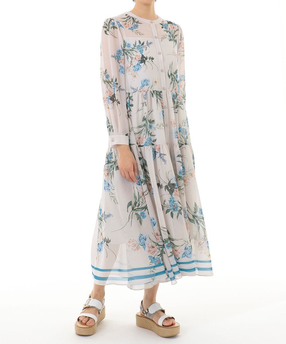 マルチフラワーロングワンピース Grace Continental ファッション通販 公式通販 オンワード クローゼット