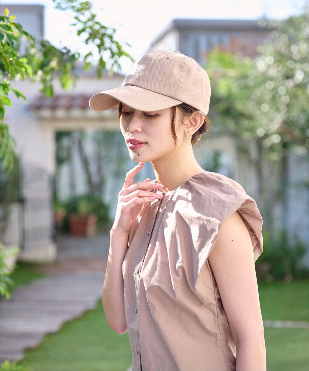 MOONBAT 【新色追加】深さ選べるUVツイルキャップ(かなり深め) つば遮光／洗える／接触冷感／サイズ調整可能 