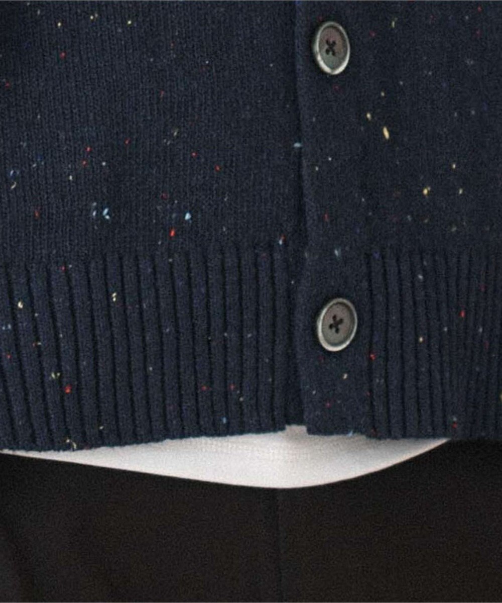 WEGO ネップクルーネックカーディガン 