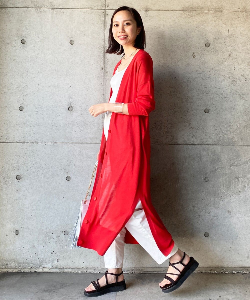 ICB L 【マガジン掲載】Stiffen ロング カーディガン（番号CH62） 