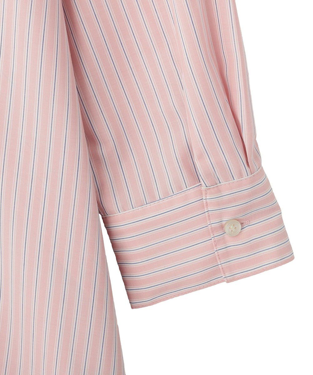 Green Parks イージーケア抜け衿ウエストタックシャツワンピース 