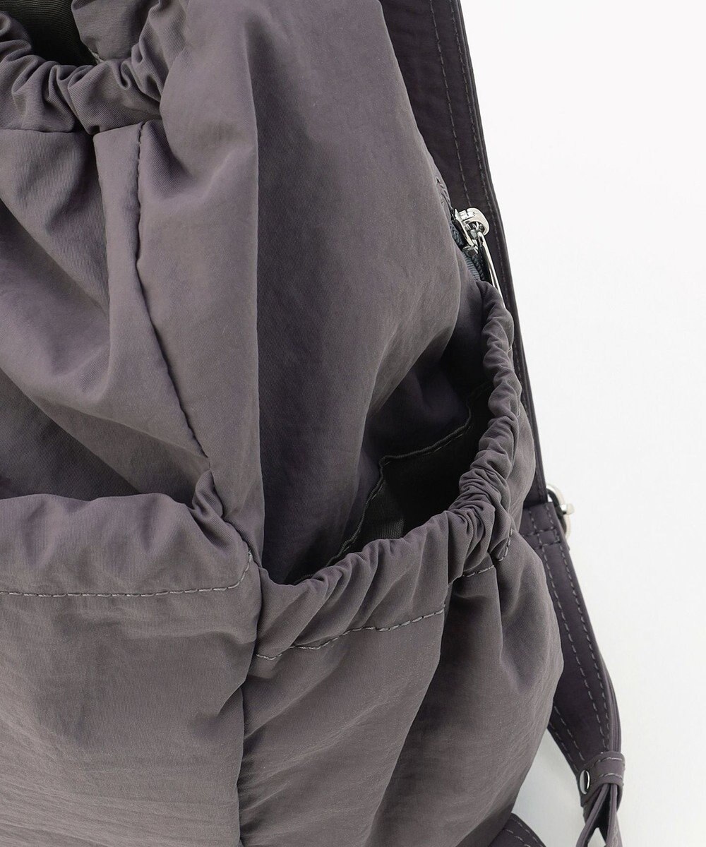 LA BAGAGERIE 【MONICA】クリンクルナイロン　ドロスト2WAYバッグ 