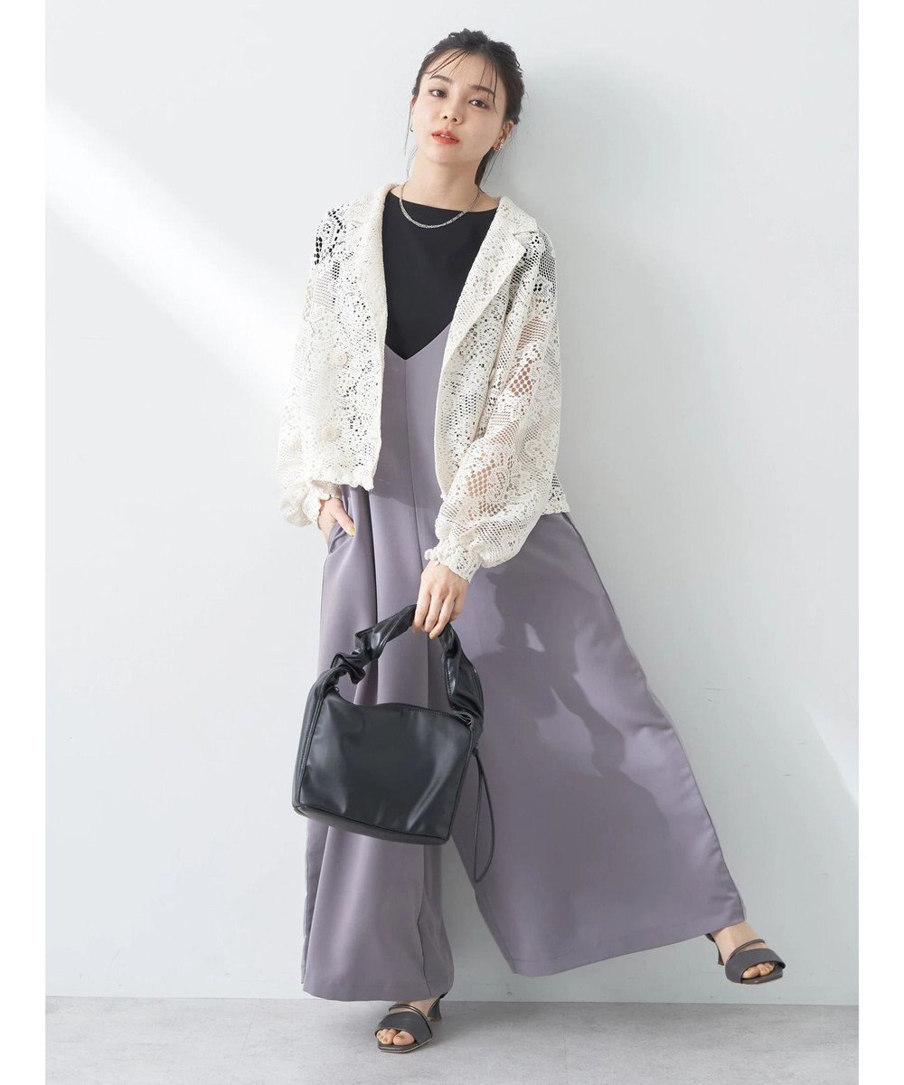 earth music&ecology リボンコンビネゾン 