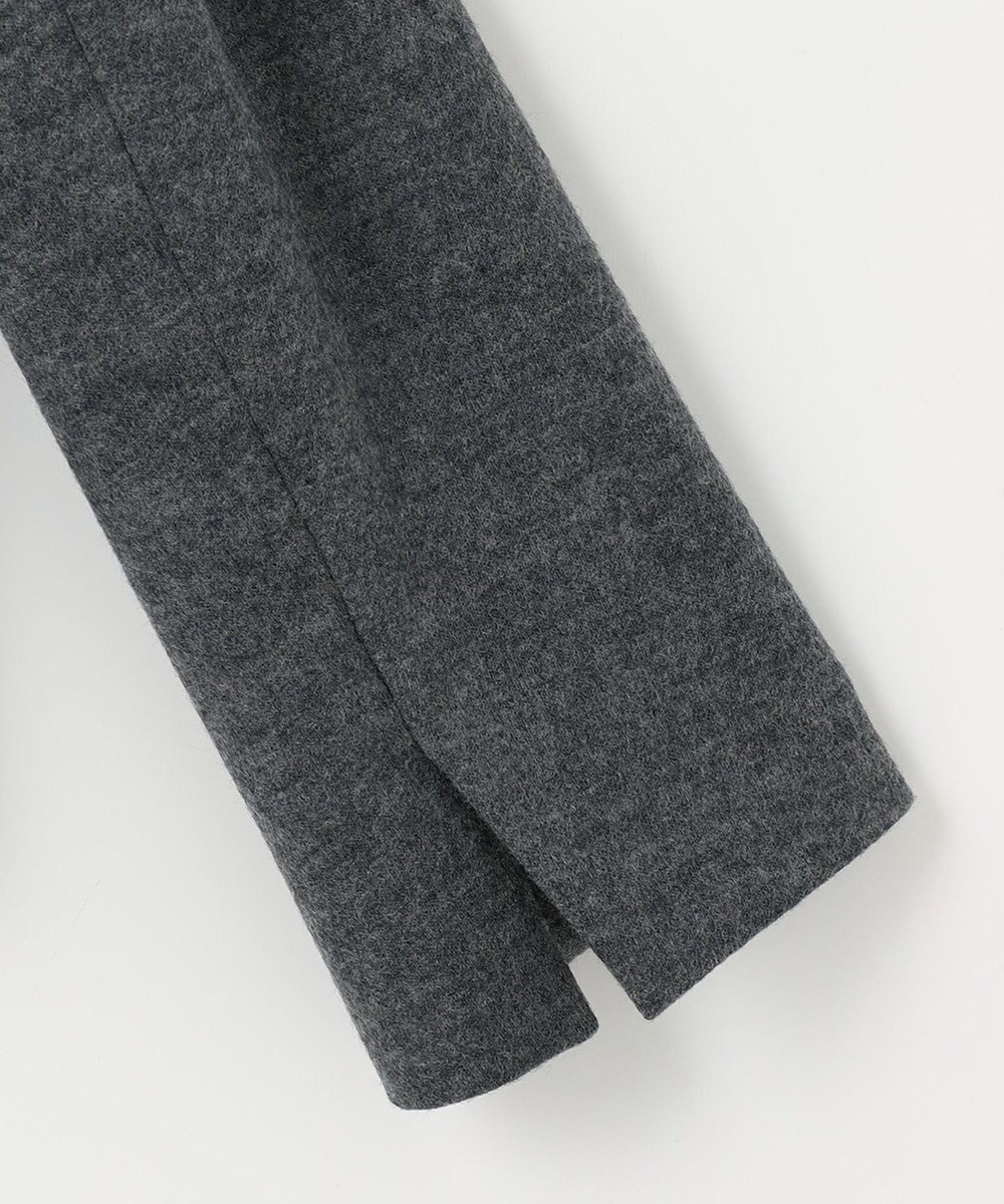 J.PRESS LADIES 【セットアップ対応】ウールスムース ノーカラー ジャケット 