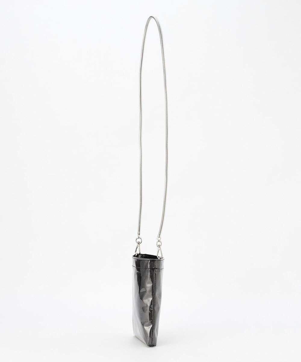 Y'SACCS PVCメタリックショルダーバッグ 