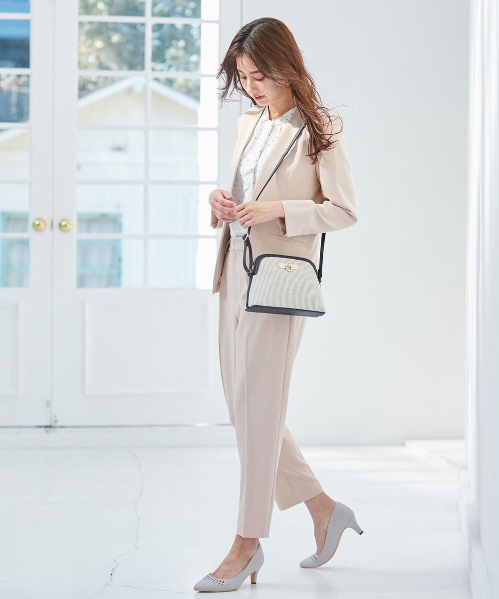 ANY SIS 【セットアップ可】リネンライクポリエステル ジャケット 