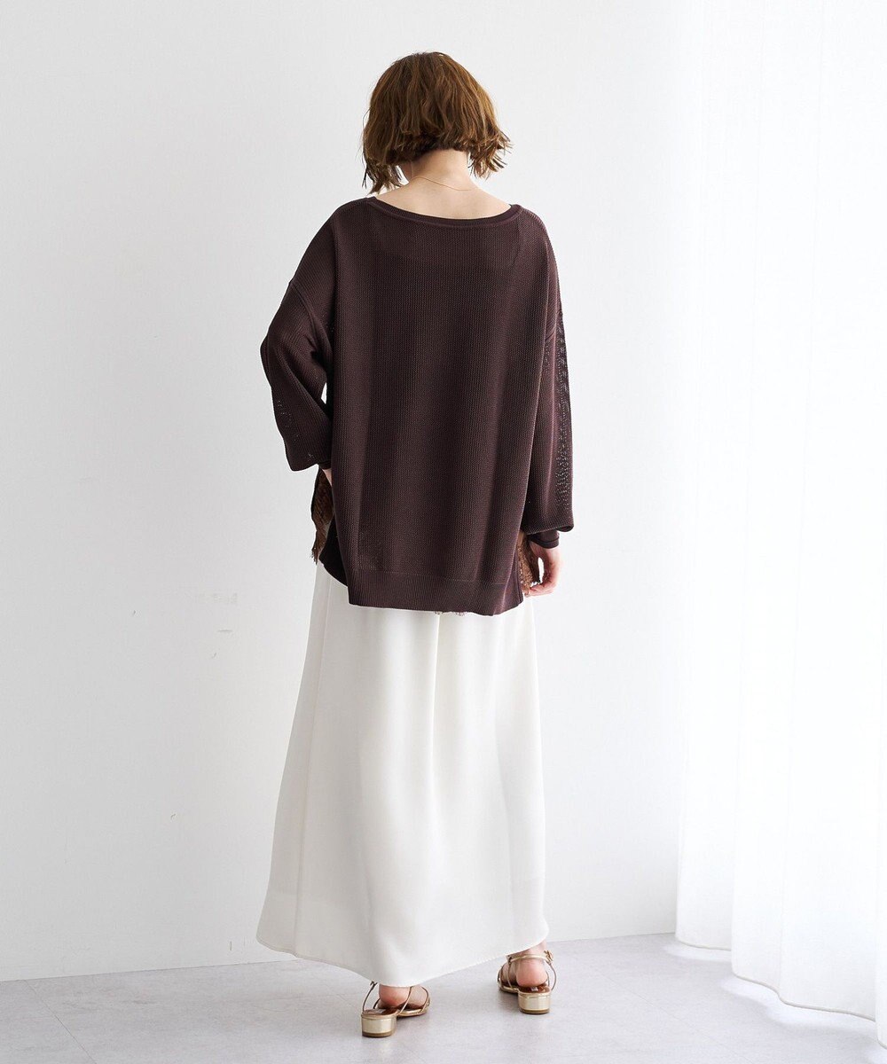 YECCA VECCA サテンフレアスカート 