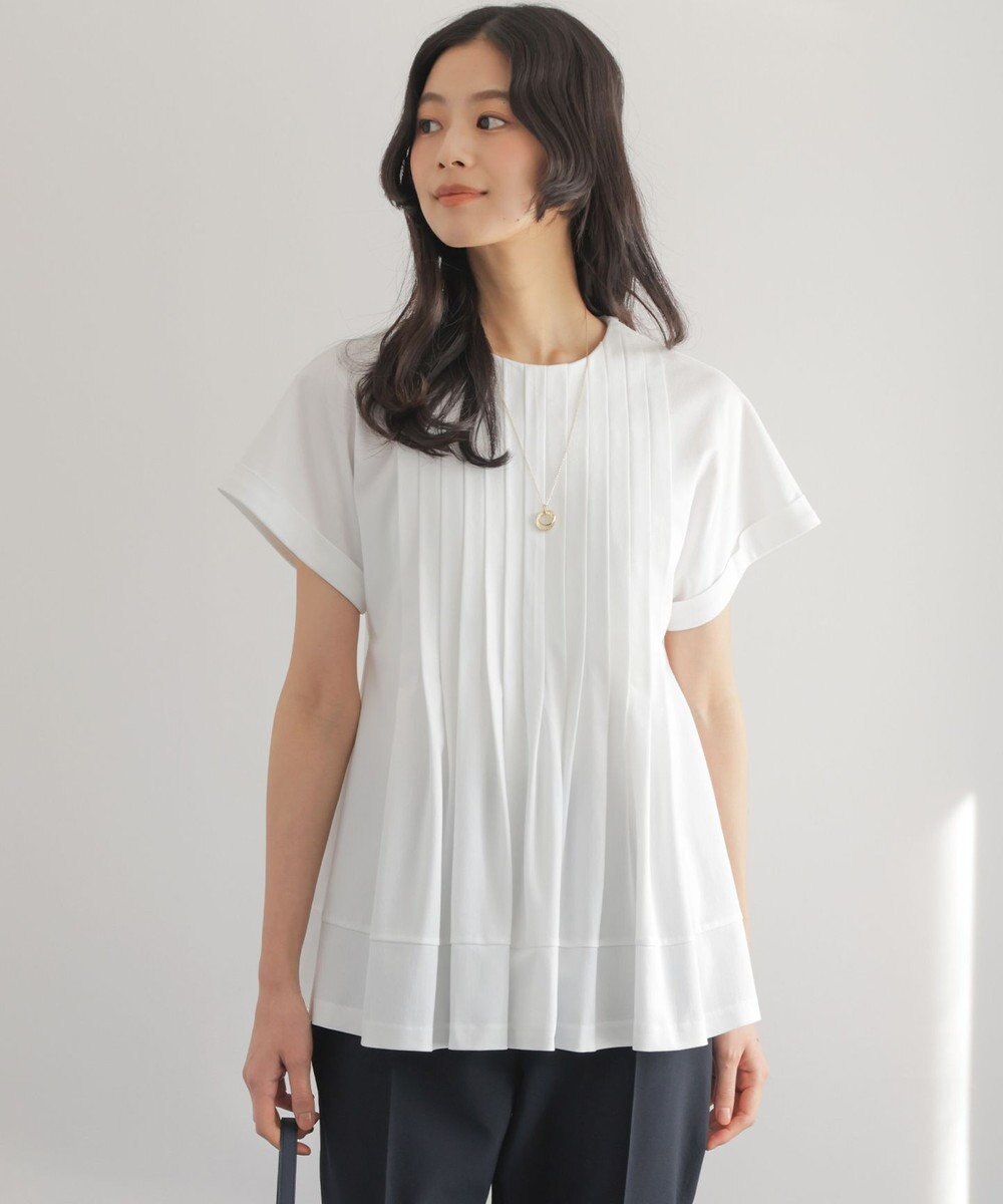 組曲 サマージャージーブラウスライク カットソー 