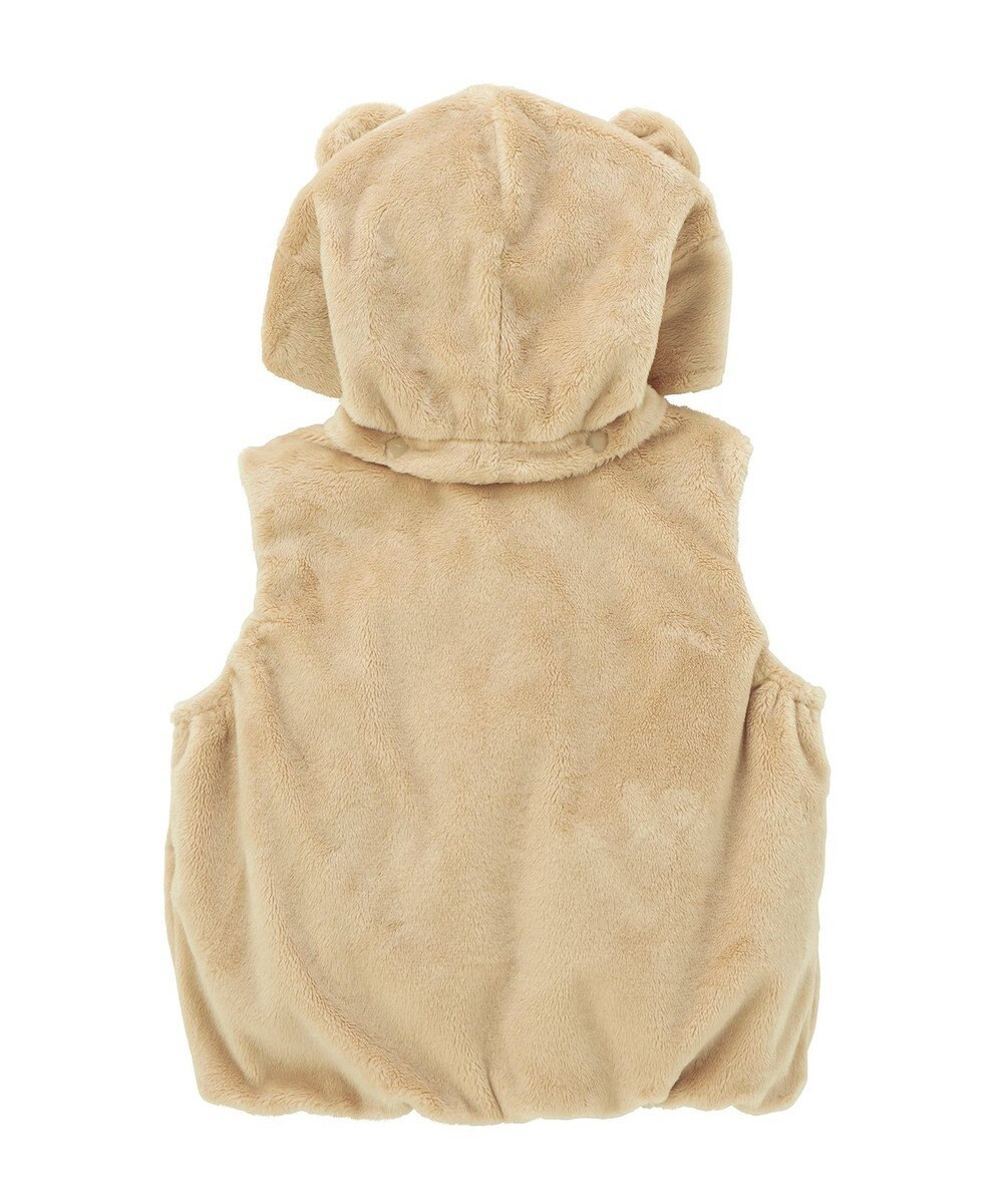 MIKI HOUSE HOT BISCUITS 【ミキハウス】【70-90cm】 マイクロファー ベスト 