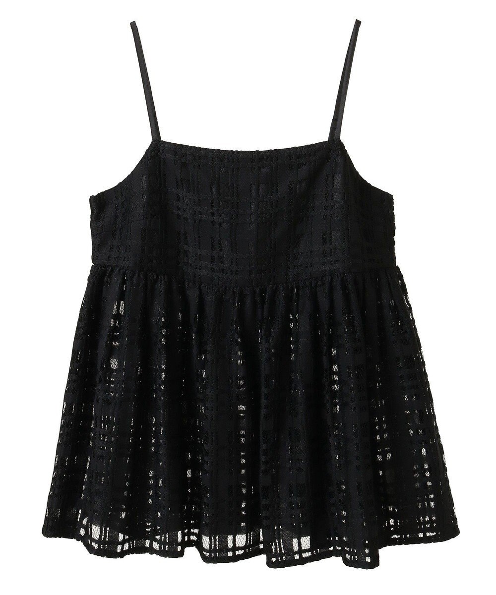 AMERICAN HOLIC チェックレースオーバーキャミソール 