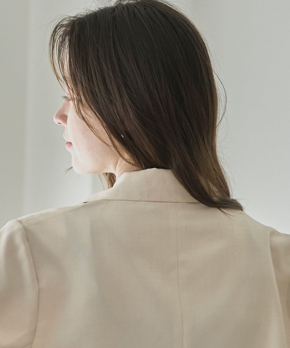 WEGO 【SETUP可】リネンライクショートシャツジャケット 